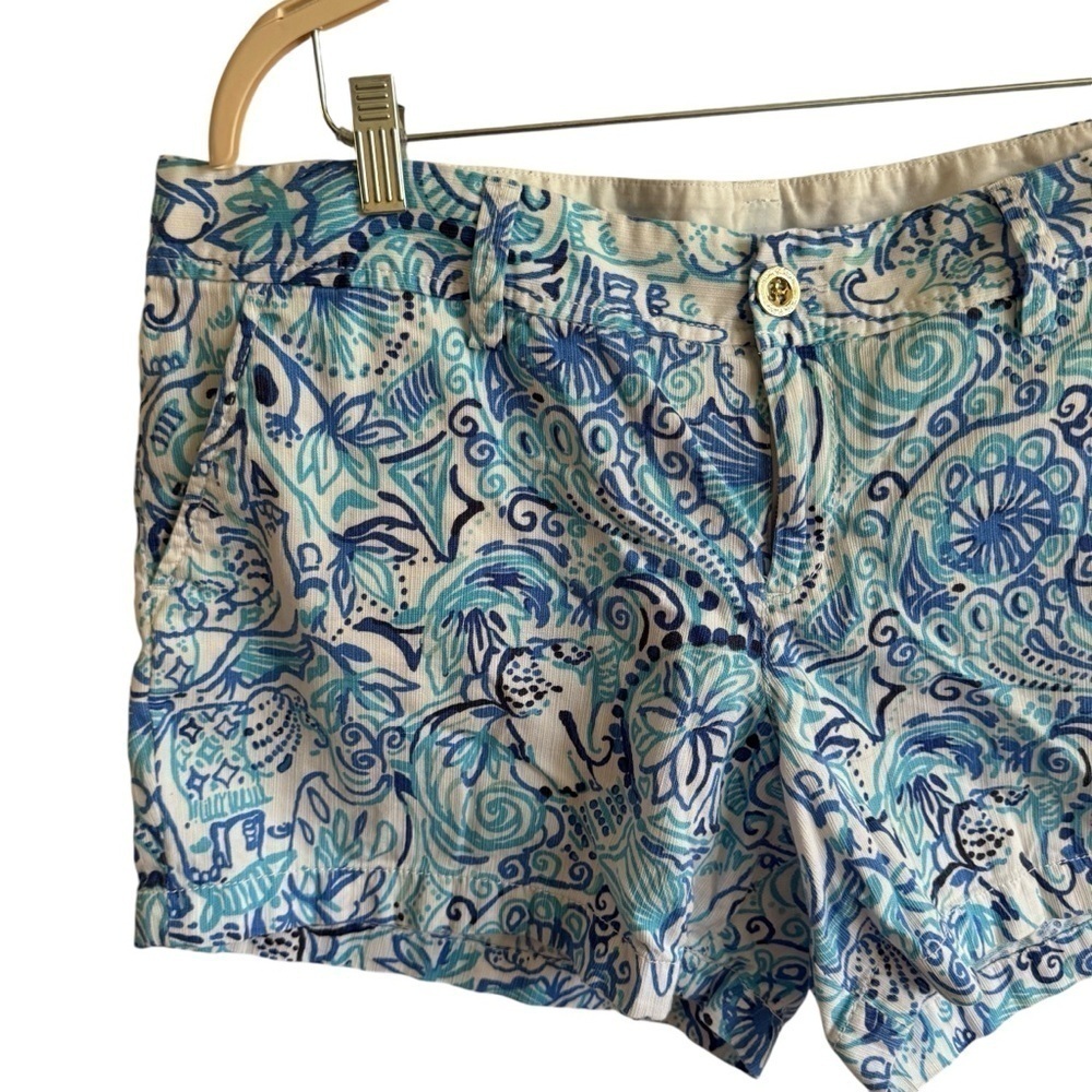 Lilly Pulitzer The Callahan Shorts, Lucky Trunks, Size 16 - Picture 3 of 9